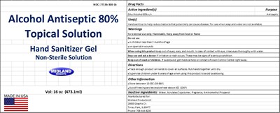 473.1ml Label (16 Oz Label   Who 80 Alcohol)